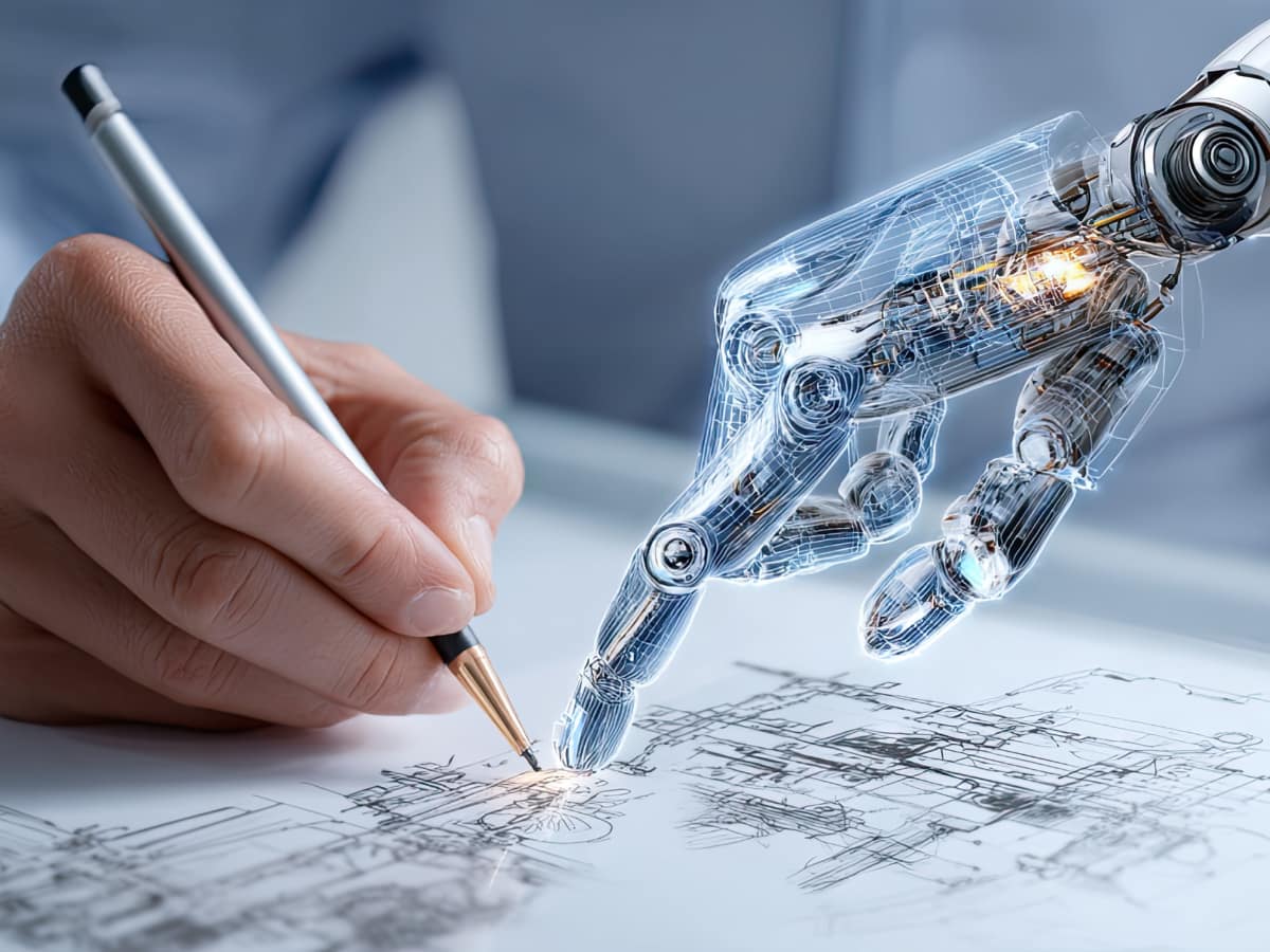 Human and AI collaborative design